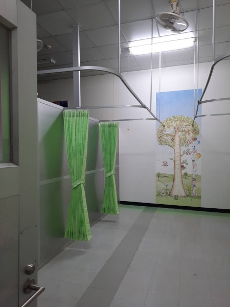 ติดตั้งม่านในโรงพยาบาล